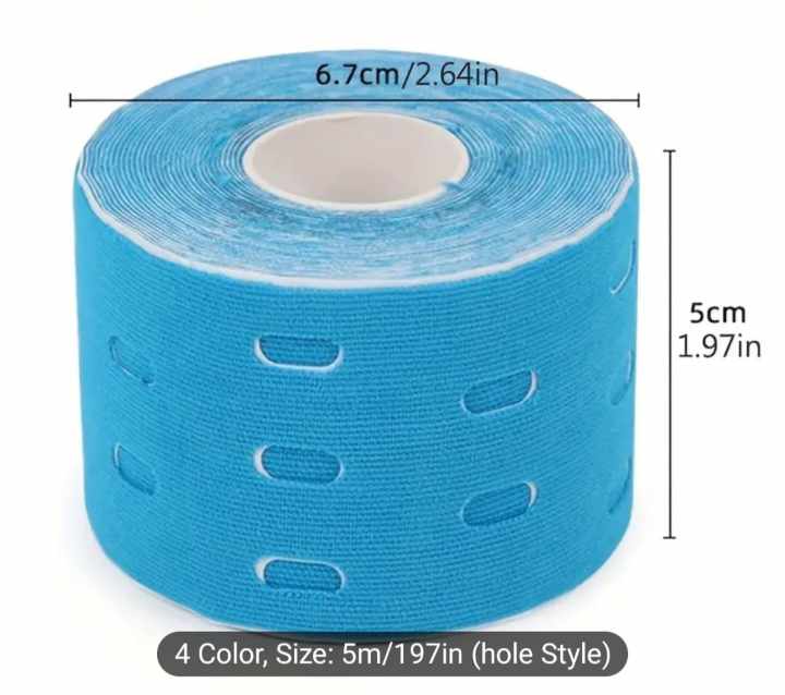 KINESIOLOGY TAPE WITH HOLES