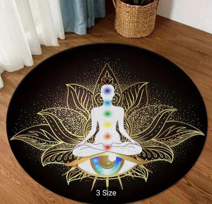 LOTUS MEDITATION RUG (80cm)